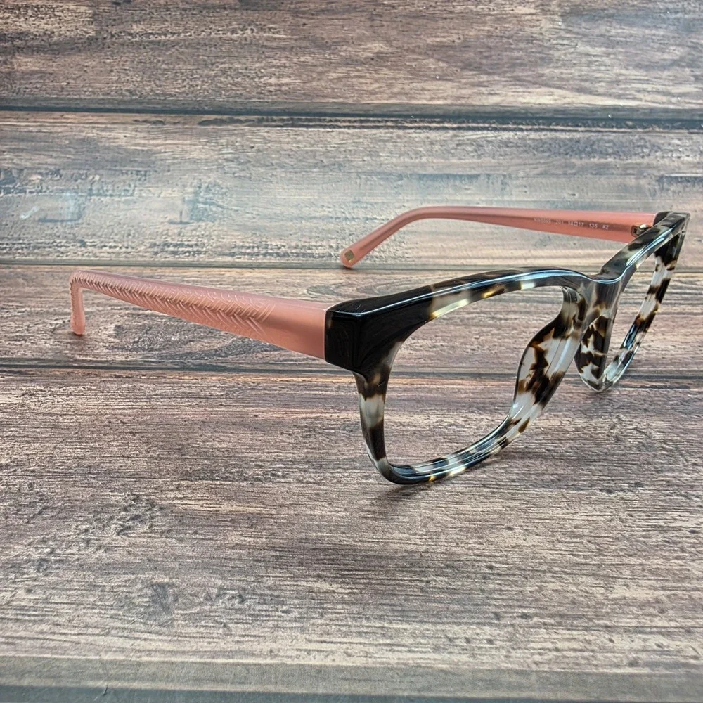 Nine West Womens Tortoise Rose Cat Eye Eyeglasses NW586S 291 56-17-135